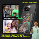 Custom Tough phone Case In Black