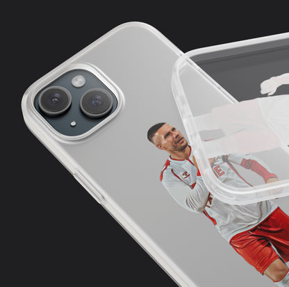 Clear Podolski phone case