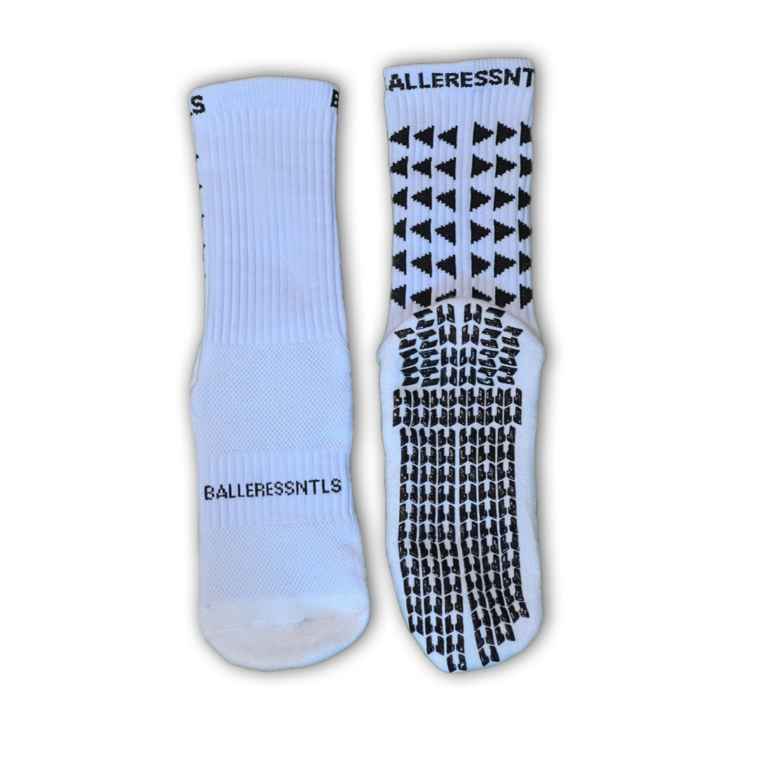 Premium Grip Socks in white